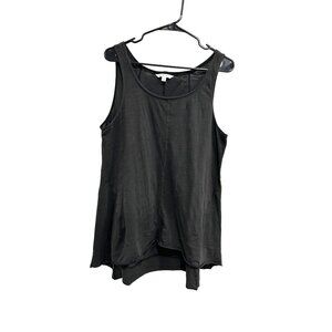 Cabi Women's Asymmetrical Black Tank Top Size L